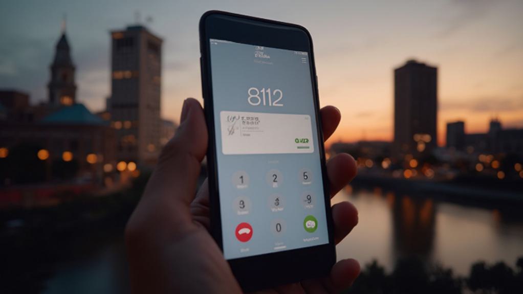evansville area code details