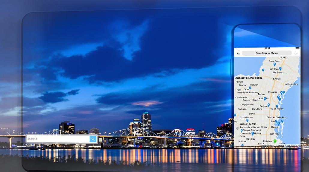 jacksonville florida area codes